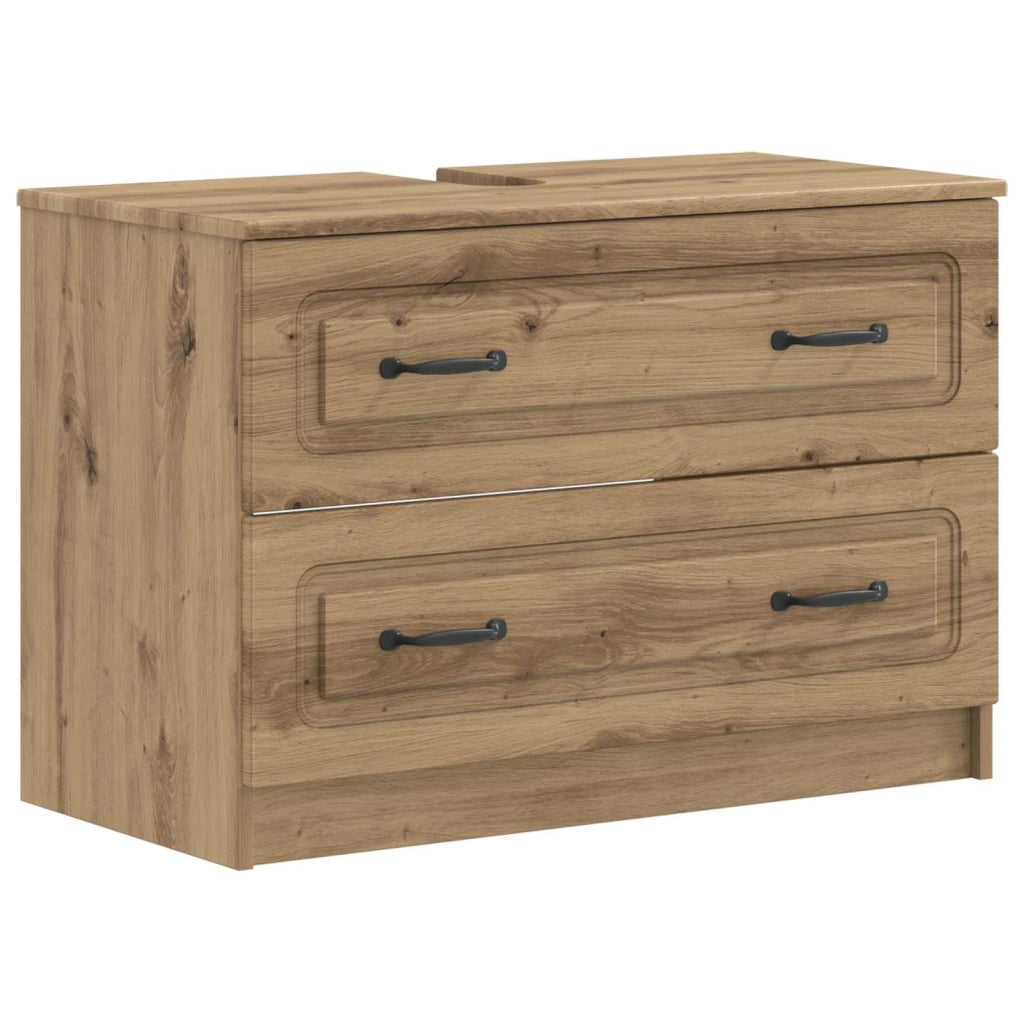 Set di Mobili da Bagno da 4 Pezzi UTRECHT Rovere Artigianale 3417980
