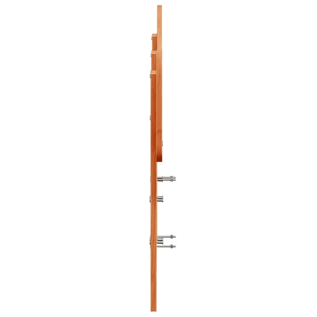 Testiera | Testata Marrone Cera 120 cm in Legno Massello di Pino