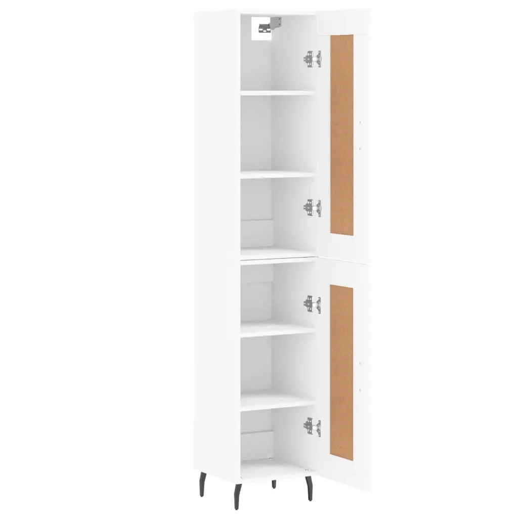 Credenza Bianca 34,5x34x180 cm in Legno Multistrato 3200465