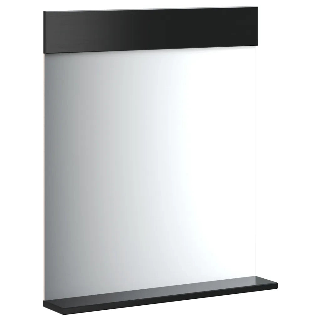Set Mobili da Bagno 3 pz BERG Nero in Legno Massello di Pino