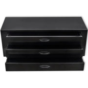 Cassettiera portautensili in metallo nero a 3 cassetti per utensili da officina 85 cm nero 02_0003239