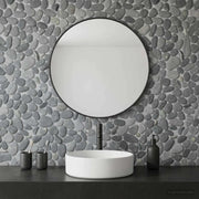 Pavimenti in ciottoli Grigio 30 x 30 cm Ciottolo Fluviale 42033532