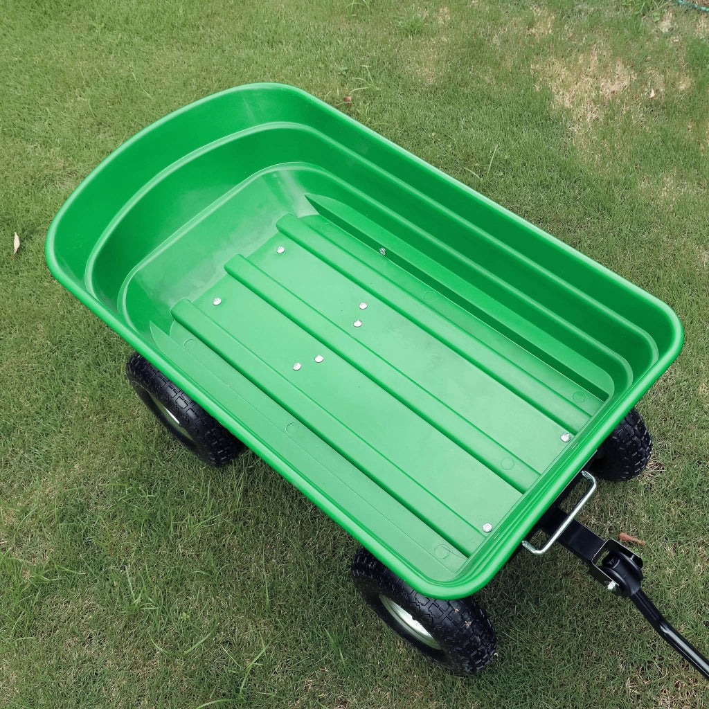 Carrello da giardino ribaltabile, capacità 75 l, portata max 240 kg, Carretto a mano Carriola