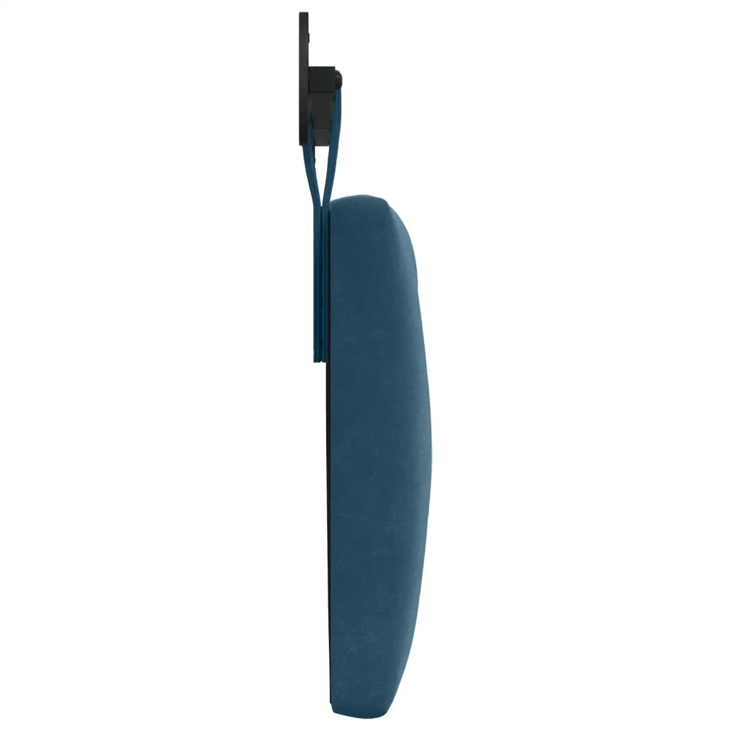 Testiera sospesa Con luce LED Blu Velluto