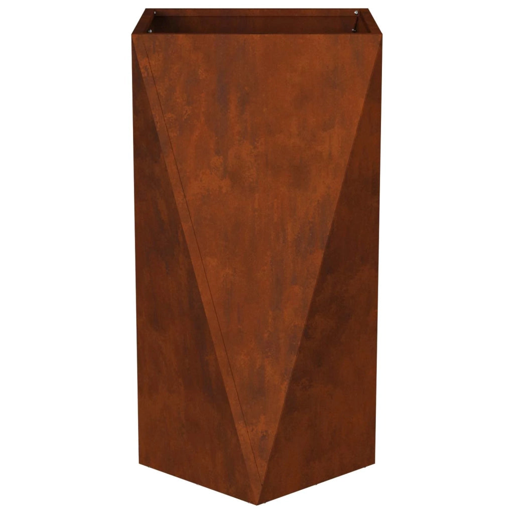 Fioriera 2 pcs Ruggine 40 x 40 x 75 cm 883793
