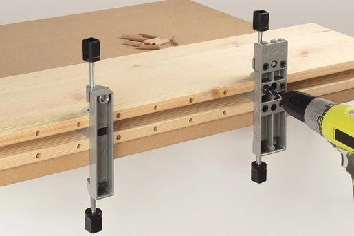 Wolfcraft Guida Professionale per Spinatura e Giunzioni Precise in Legno – 3750000