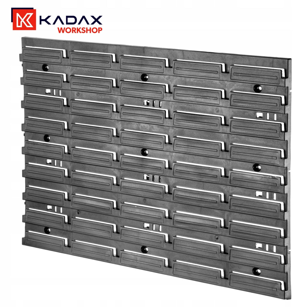 Pannello portautensili KADAX da parete per officina, 232x78 cm, per garage e officina.