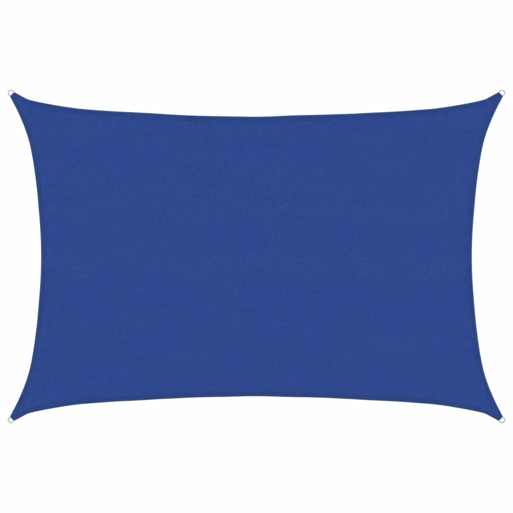 vidaXL Vela Parasole 160 g/m² Rettangolare Blu 4x5 m in HDPE