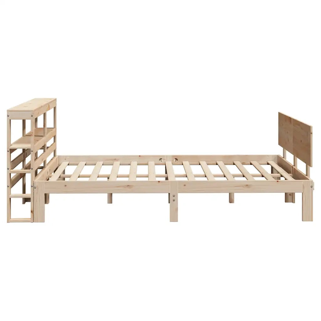Giroletto con Testiera 120x200 cm in Legno Massello di Pino