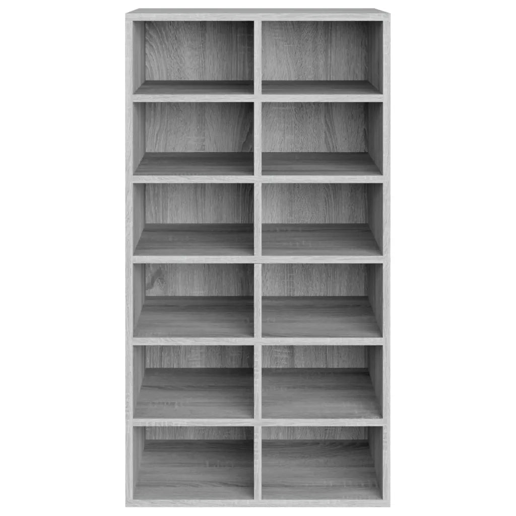 Scarpiera Grigio Sonoma 54x34x100,5 cm in Legno Multistrato 815310