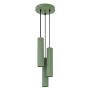 Lampada a sospensione KARBON 3P salvia