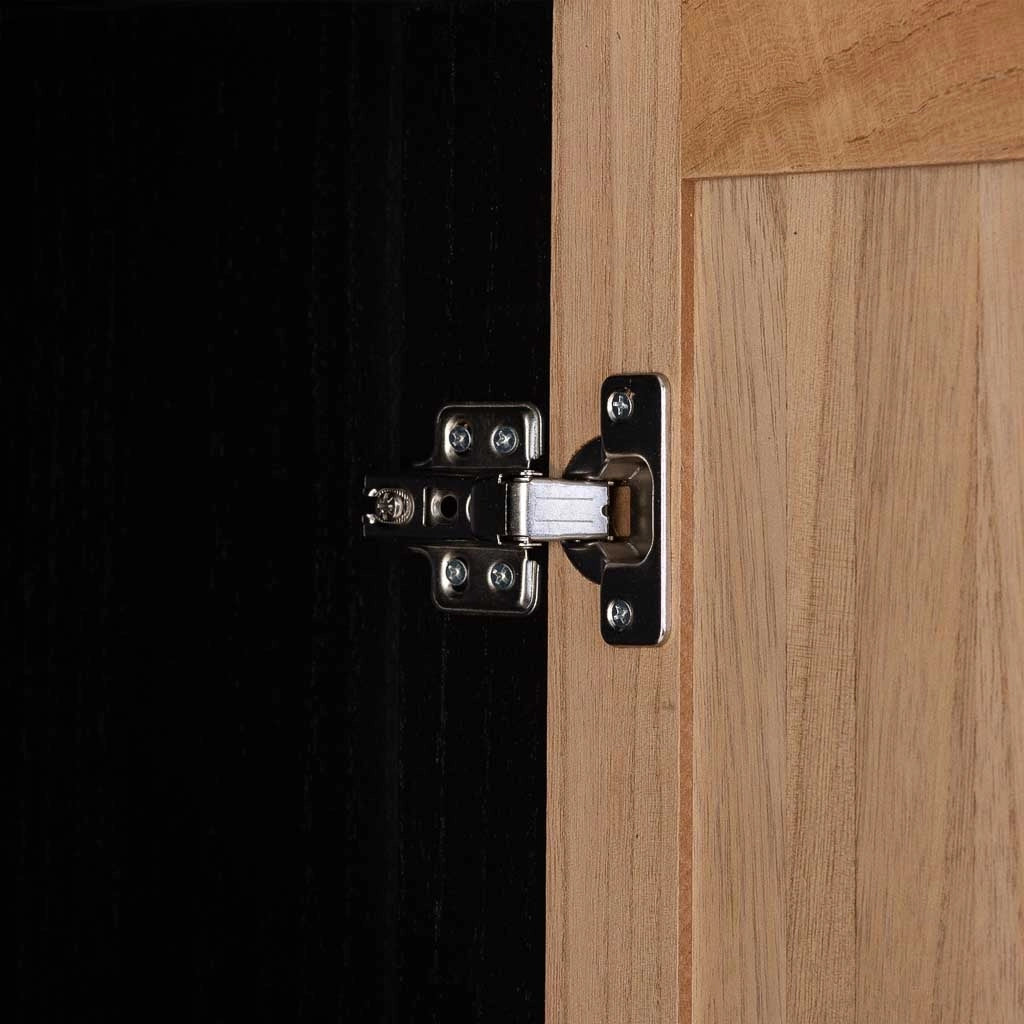 Credenza 2 ante legno e metallo 100x40x100h cm