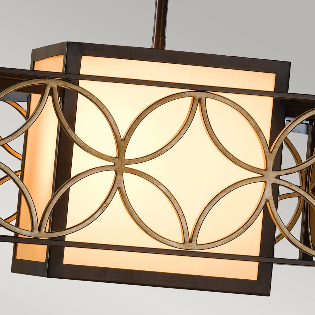 Sospensione Contemporanea Remy In Metallo Bronzo Antico Oro 1 Luce E27
