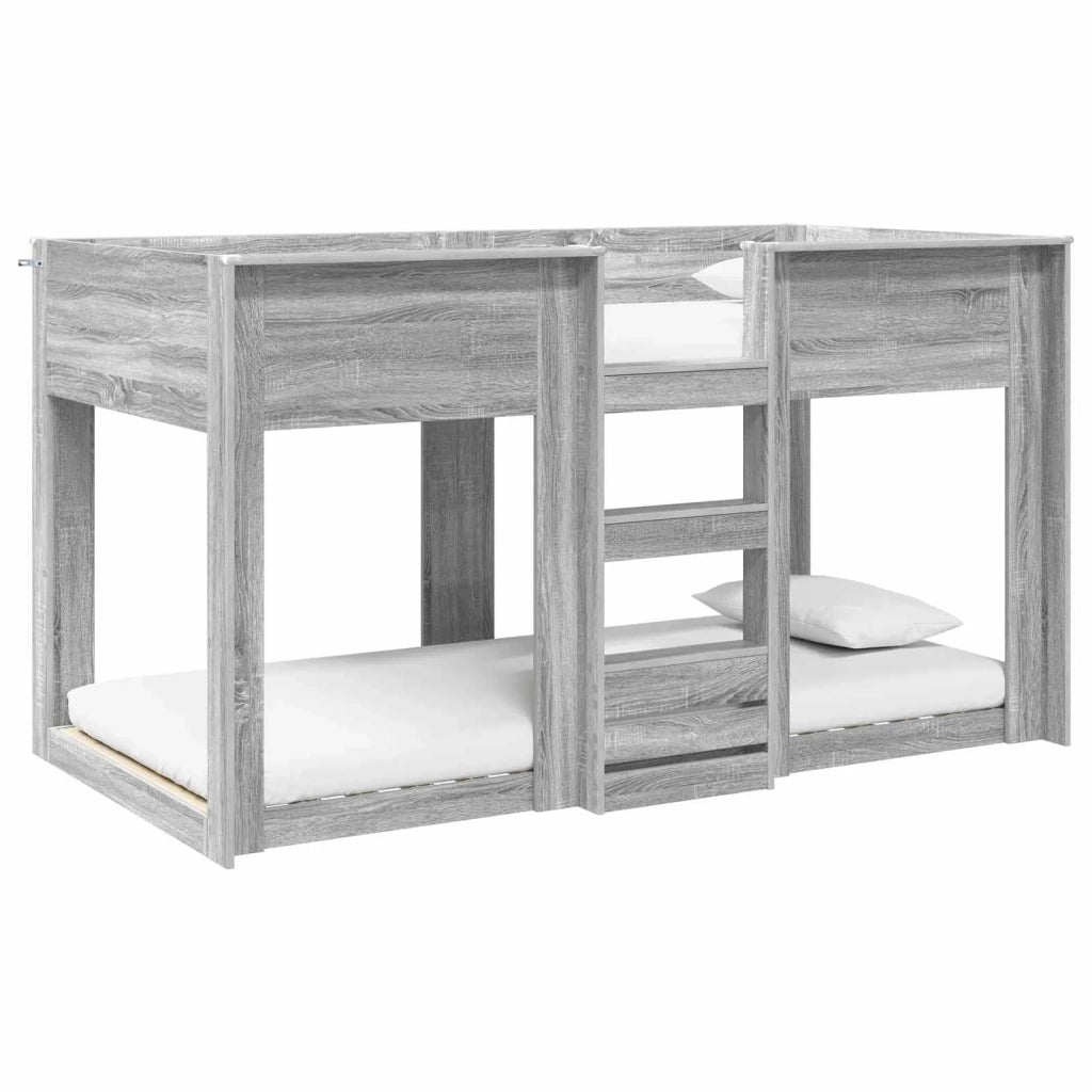 Letto a Castello per Bambini Grigio Sonoma 90 x 200 cm 3410416