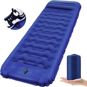 Matrimoniale Slaapmat Inflatabile con Pompa a Pedale - 12 cm Matrimoniale Mat di Isolamento - Mat di Aria Ultraleggero - Pacco di Imballaggio Piccolo - Mat di Aria Inflabile - Matrimoniale per Campeggio - Matrimoniale per Esterni - Campeggio