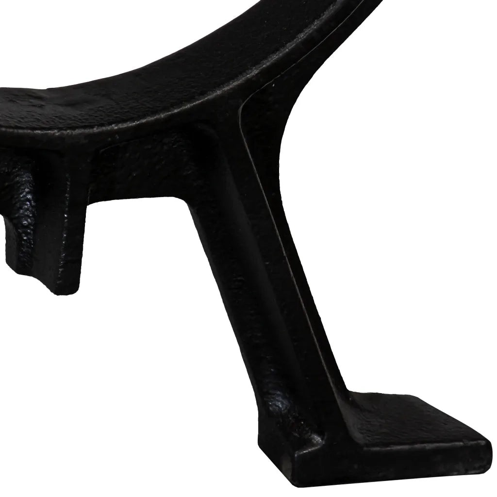 Gambe per Panca 2 pz a Forma di O in Ghisa 245428