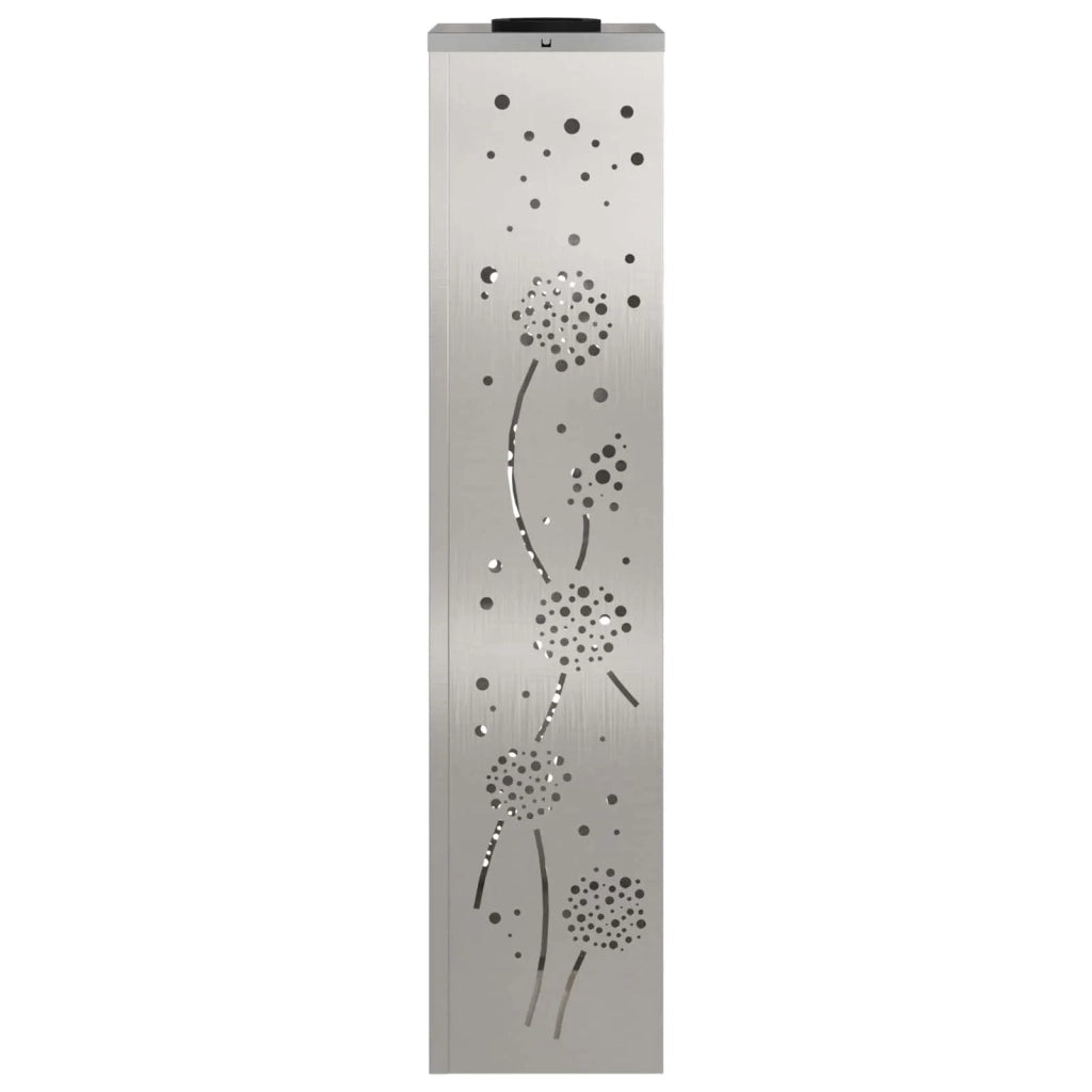 Faro LED solare per sentieri 2 pz Argento Acciaio inossidabile CFW9818067