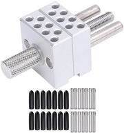 Mini Vise Clamp con Alta Precisione - Regolabile 30mm - Argento - Utile per la Creazione di Gioielli - Attrezzo per Appassionati di Fai da Te - Compatta