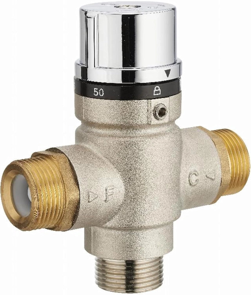 PLO01742 - Miscelatore termostatico per scaldacqua maschio M3/4' (20 x 27) NOCE & THIEBAULT-7705-20C1
