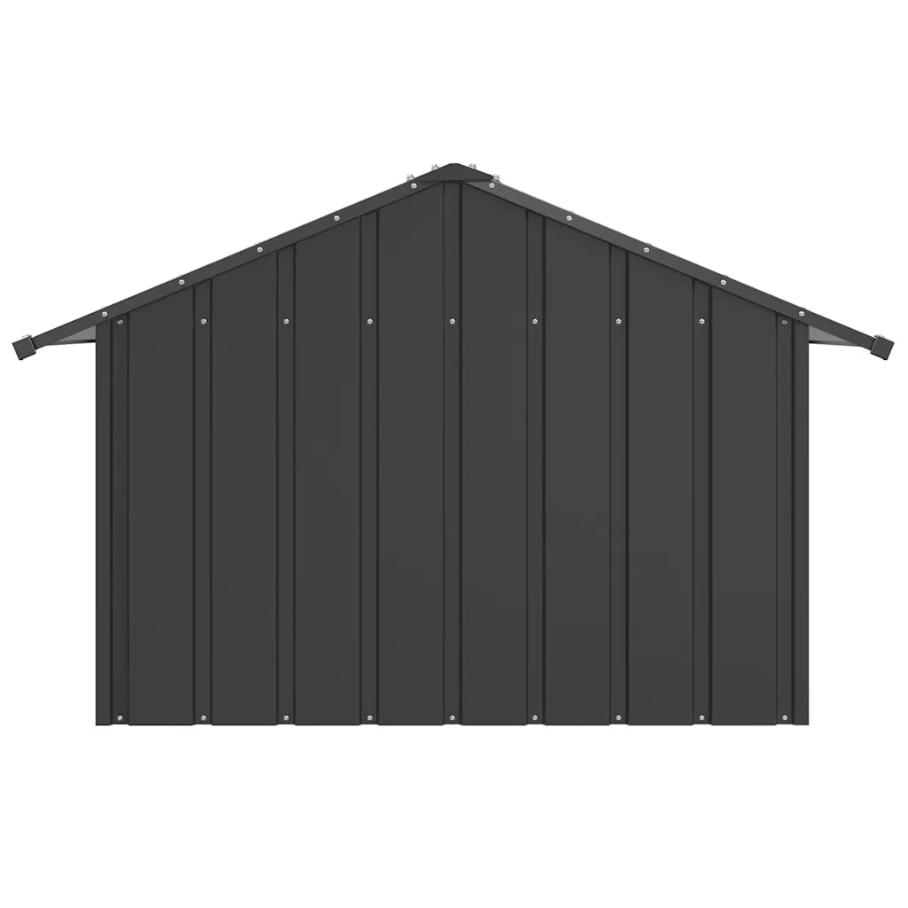 Casetta per Cani con Tetto 83x130x85 cm Acciaio Zincato 4100915
