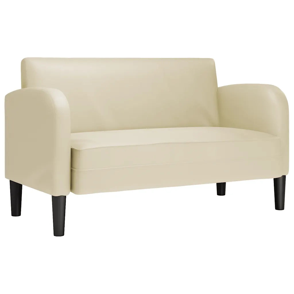 Divano Divanetto Crema 110 cm in Similpelle