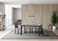 Tavolo Allungabile 160-220x90x74 cm Cumar Cemento