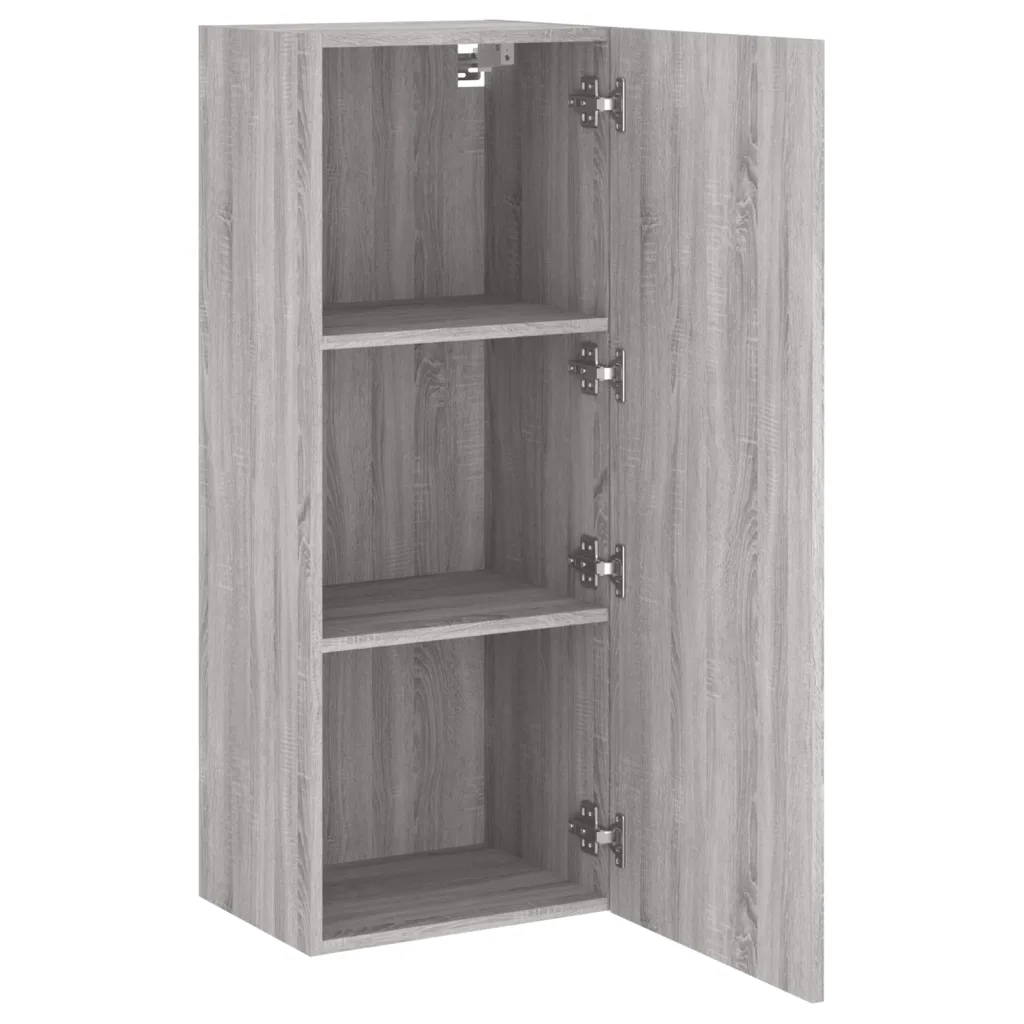 Mobile TV Parete-Credenza per TV sospesa-Console TV  Grigio Sonoma 40,5x30x102 cm Legno Multistrato