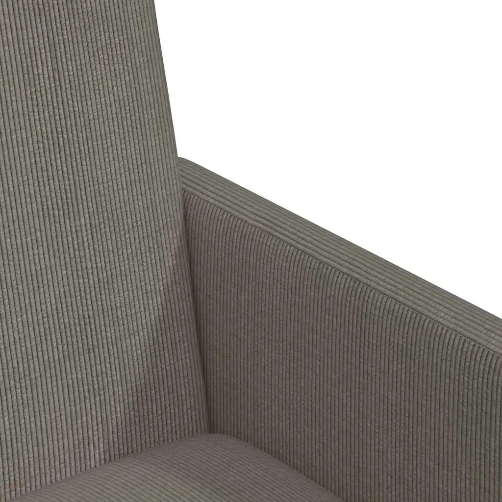Sedie da Pranzo con Ruote 2 pcs Grigio chiaro 57 x 66 x 94 cm