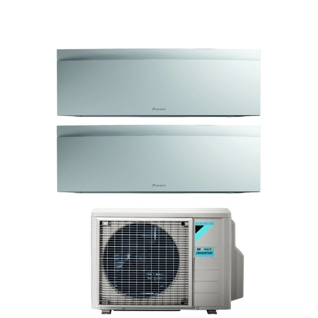 Condizionatore Dual Split Daikin Emura White III 7+12 con 2MXM40A R-32 Wi-Fi Integrato Bianco Opaco Garanzia Italiana