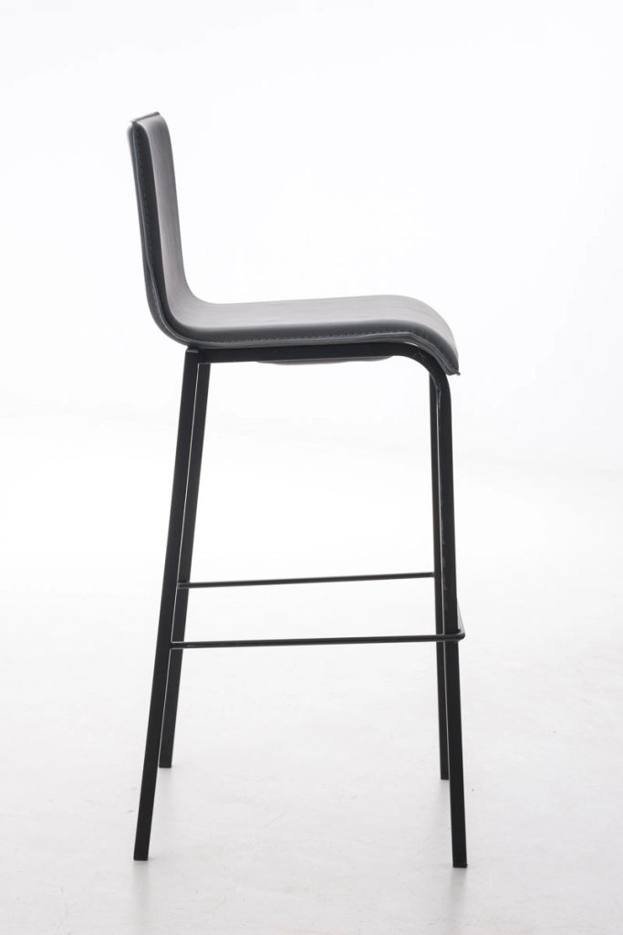 Sgabello Avola b78 similpelle nero