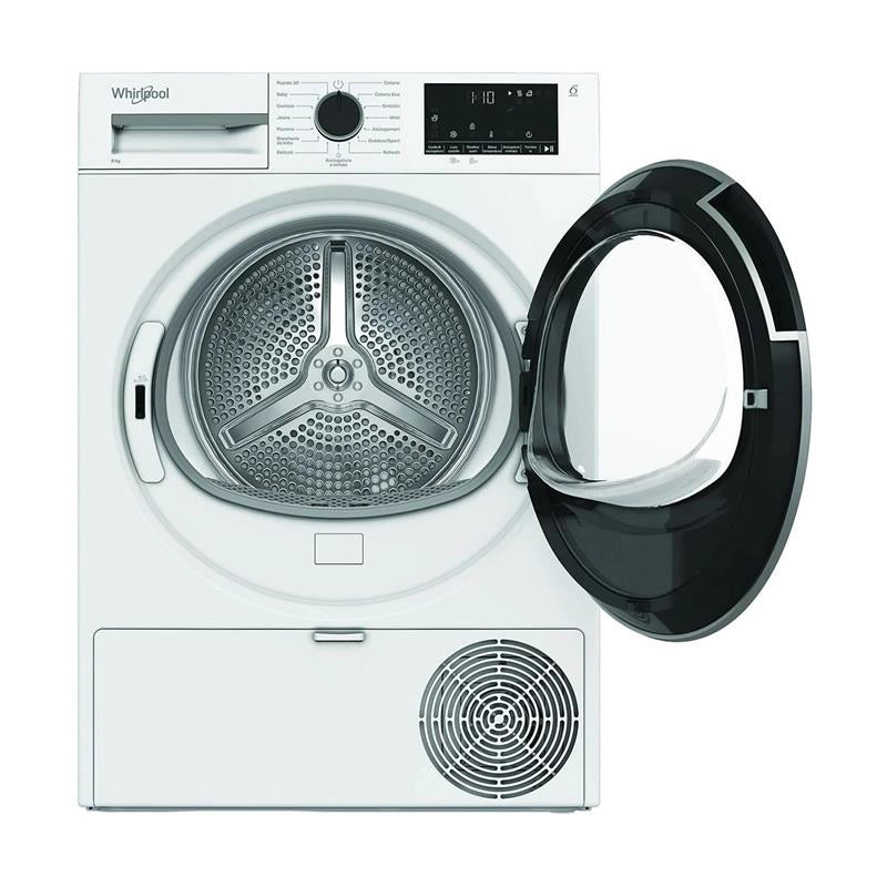 WHIRLPOOL CWD83MWBSIT ASCIUGATRICE A POMPA DI CALORE 8KG CLASSE D