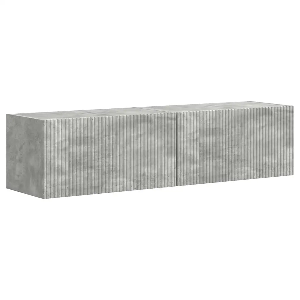 Mobile TV da parete 2 pz-Set di 2 Mobile TV a Muro-Credenza TV Calcestruzzo 60 x 31 x 29.5 cm 785120