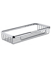 CYTRO portasapone rettangolare in ottone cromato 23x 10x 3cm