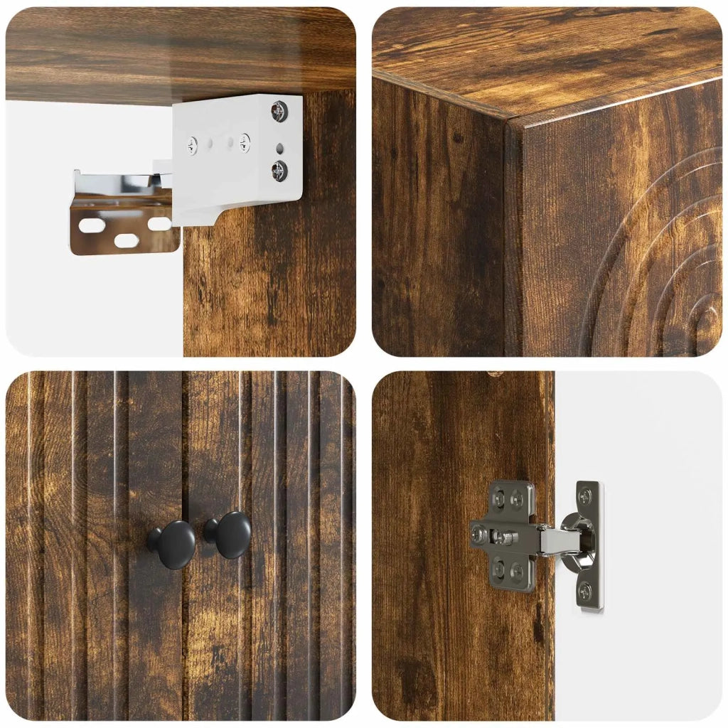 Mobiletto a muro Rovere Fumo 59 x 31 x 60 cm 898070