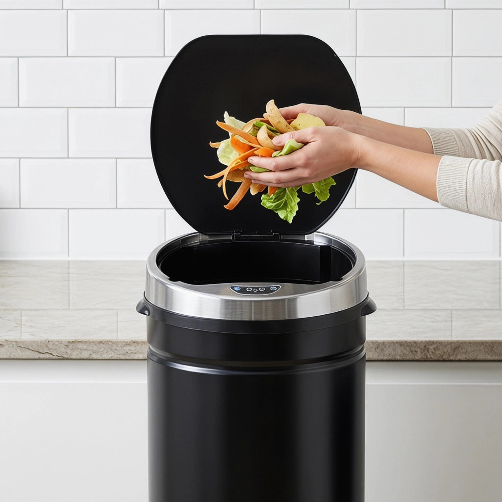 Cestino Sensorizzato 50 Litri ¨C zephmum ¨C Acciaio Inox