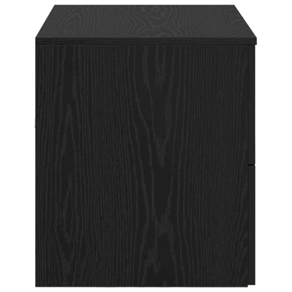 Mobile da Bagno da Muro Rovere Nero 62,5 x 44,5 x 50 cm