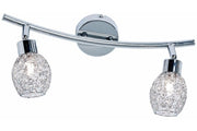 Plafoniera barra Mesh Reality cromata 2 luci G9 33W