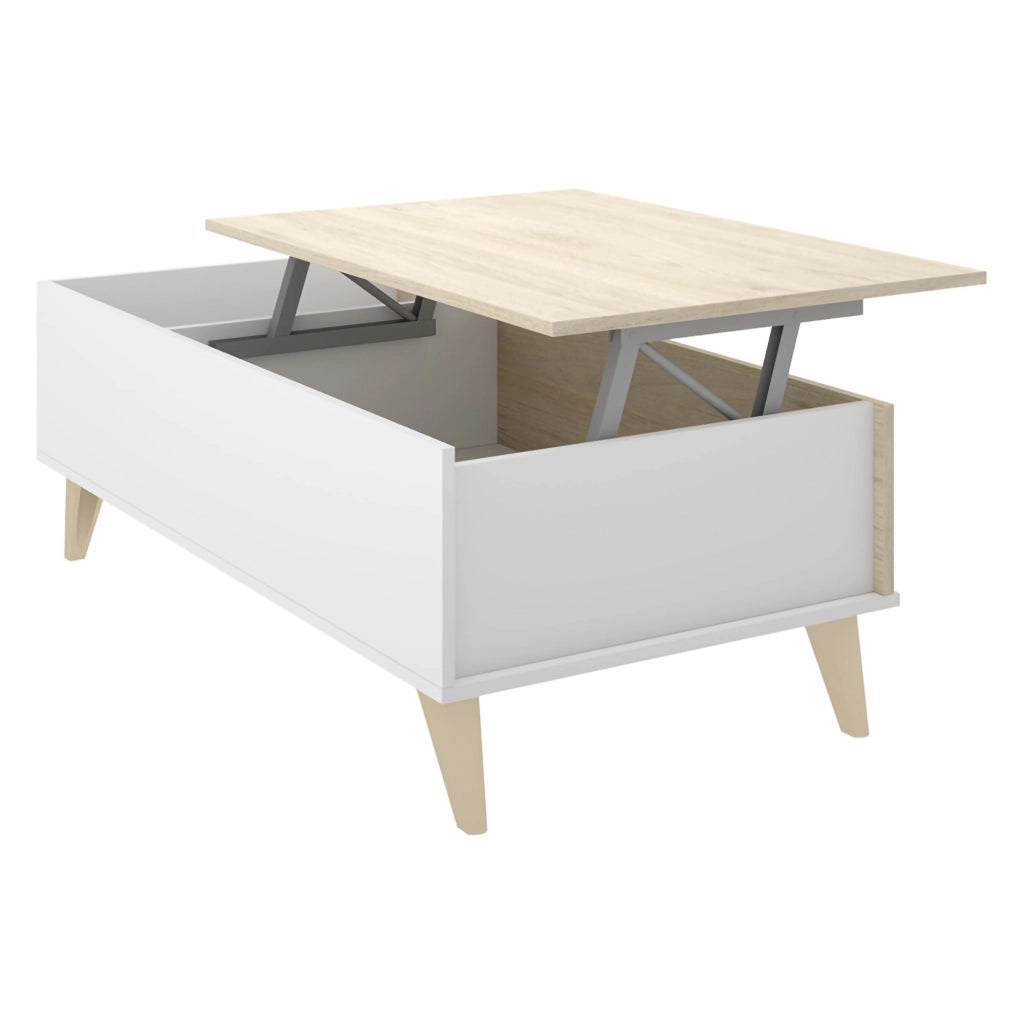 Tellur, set Mobili da Soggiorno Cassetti, Marrone Rovere