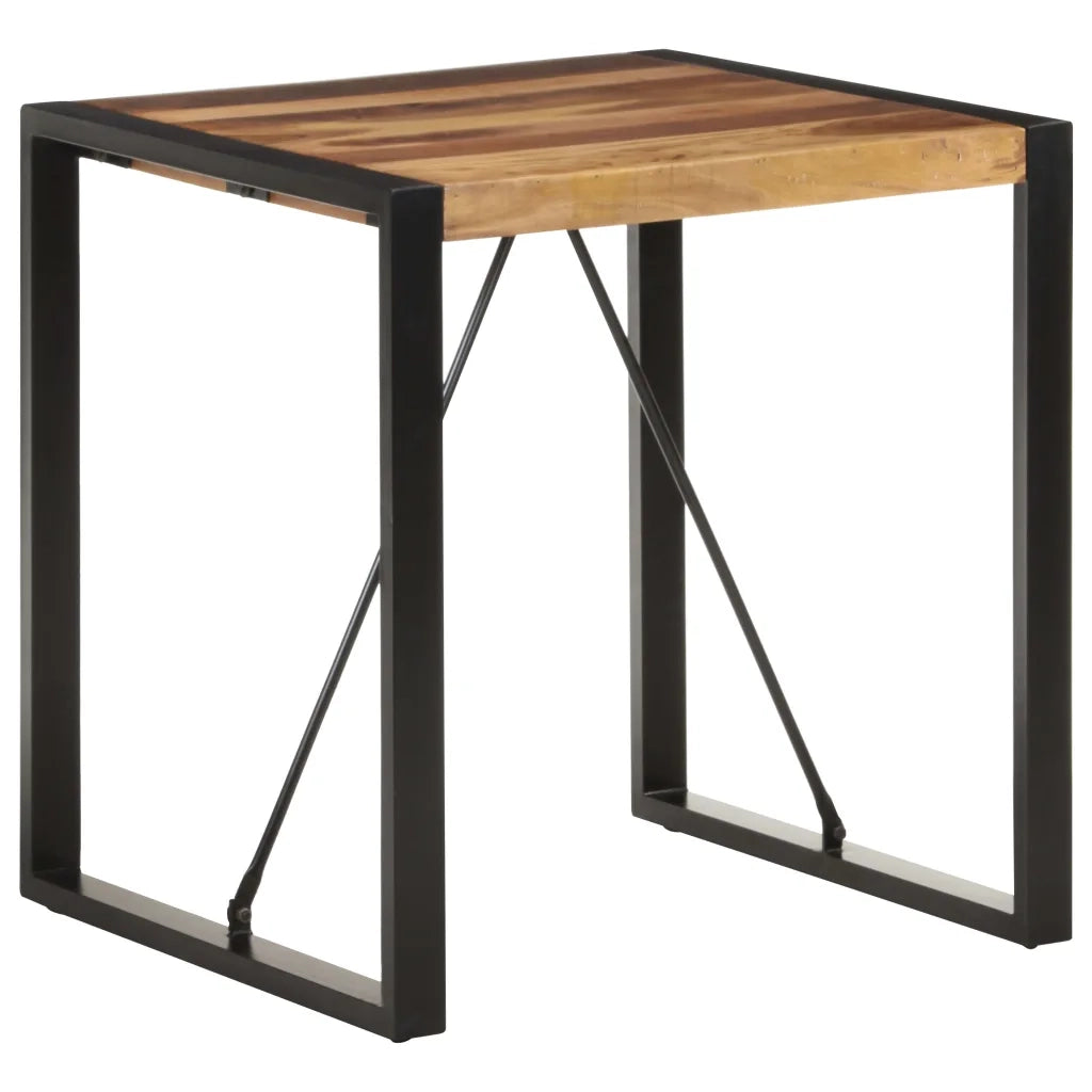 Tavolo da Pranzo 70x70x75 cm in Legno Massello di Acacia 321598