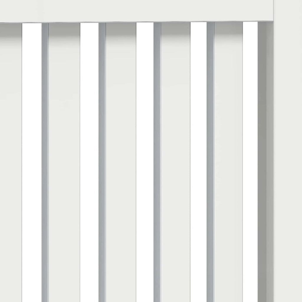 Copertura per radiatori Bianco Lucido 112 x 19 x 81,5 cm 884107