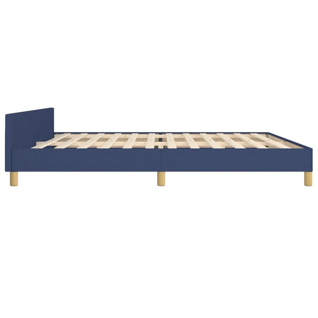 Giroletto senza Materasso Blu 200x200 cm in Tessuto 3125087