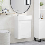 Mobile bagno con rubinetto Bianco 45,5 x 22,5 x 84 cm