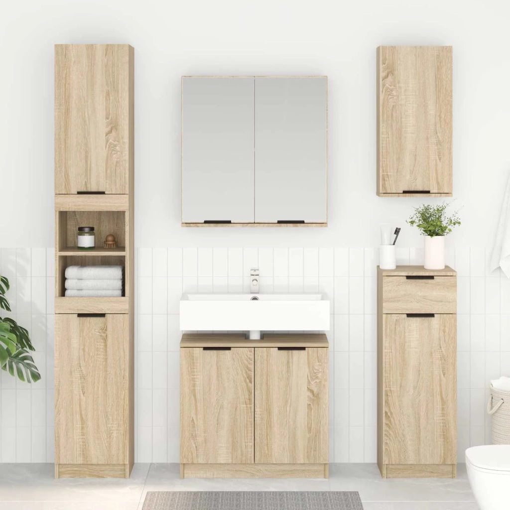 Mobile da Bagno con porta Rovere Sonoma 64,5 x 33,5 x 59 cm 880739