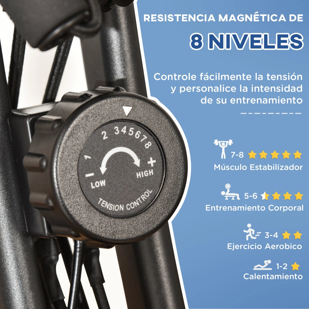 Bicicletta da Fitness Pieghevole ¨C zephmum ¨C Nero 105x48x118 cm