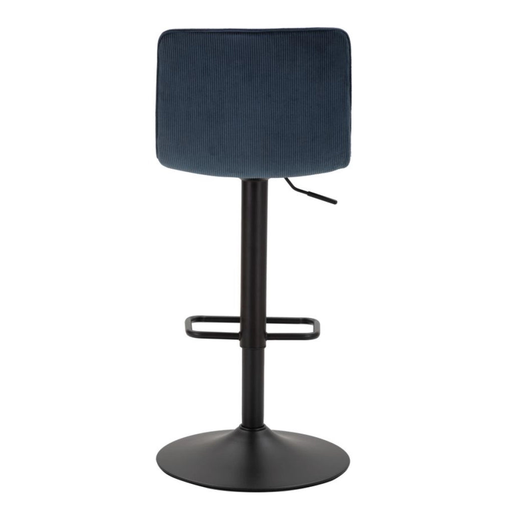 Set di 2 Sgabelli Alti VKH445, Nero, Metallo, 43x49,5x85,5 cm