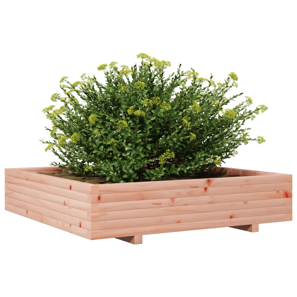 Fioriera da Giardino 110x110x26,5 cm Legno Massello di Douglas 847326