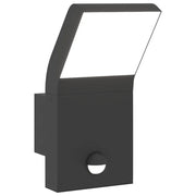Applique con LED e Sensore Nera in Alluminio Pressofuso CFW4514061