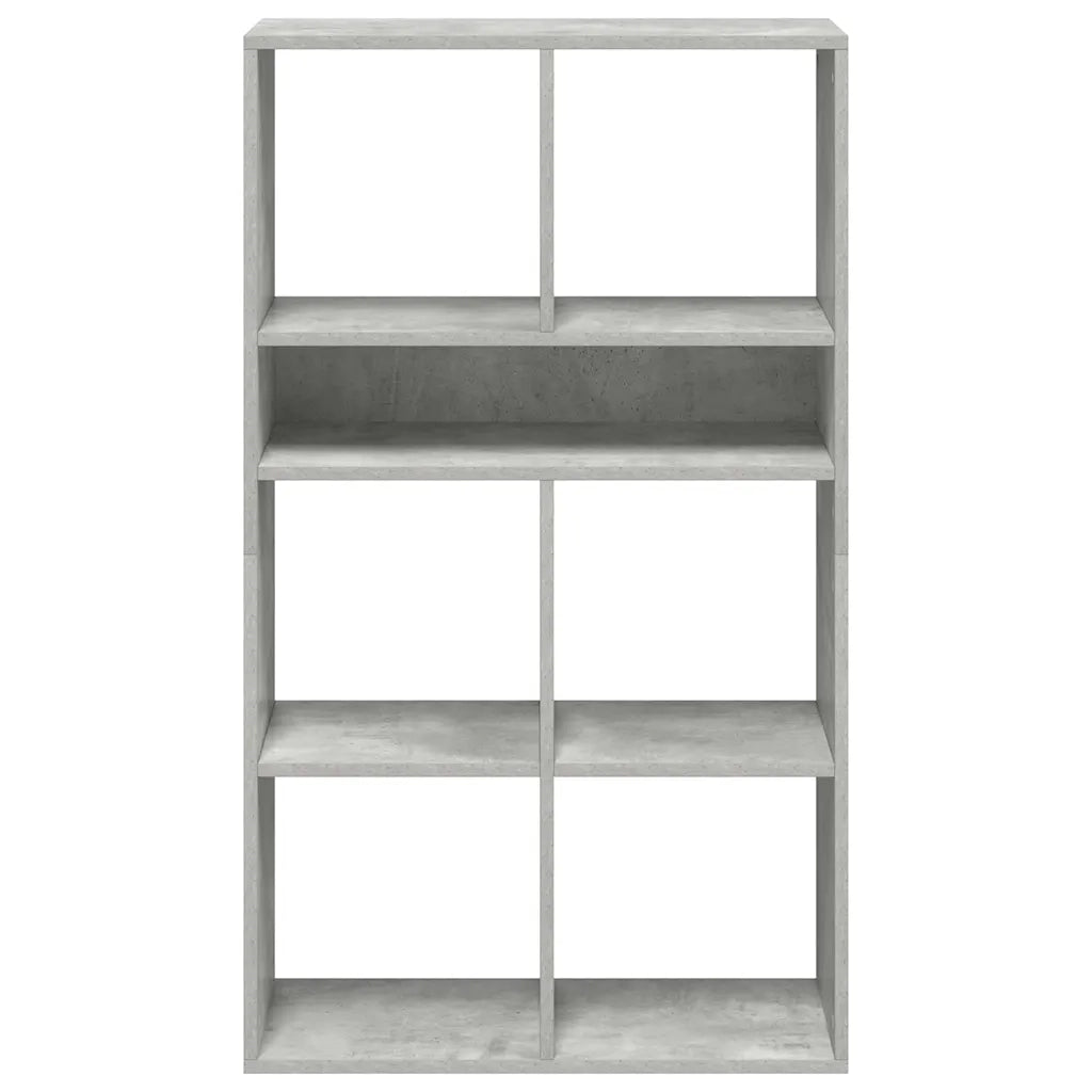Libreria Grigio Cemento 66x31x112 cm in Legno Multistrato 860304