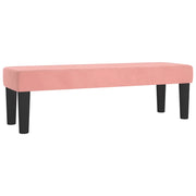 Panca Rosa 100x30x30 cm in Velluto CFW3240142