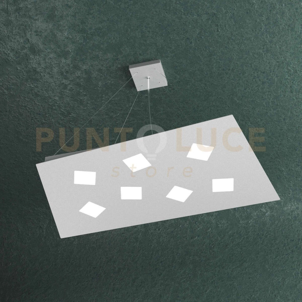 NOTE SOSPENSIONE 7+4 LUCI ATTACCO GX53 BIEMISSIONE LUCI ATTACCO GX53 GRIGIO